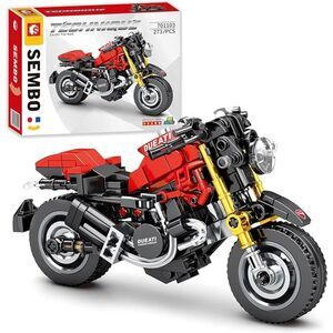 SEMBO Technic Motorcycle Model Kit Building Set Adults Teens Kids Display Gift